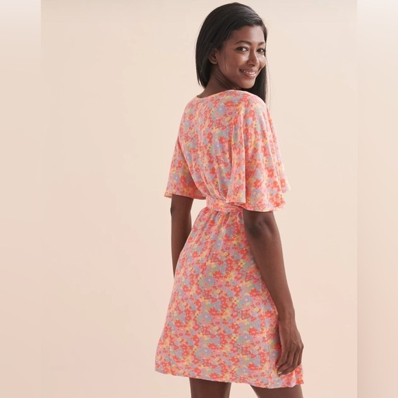 🔆BILLABONG🔆 ALL FOR YOU 2 WRAP DRESS adjustable, beach, activewear, floral - Picture 8 of 13